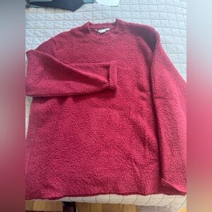 Stella McCartney Rich Red Crew Neck Sweater